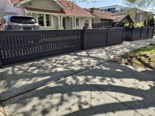 Feature picket fence in Malvern 