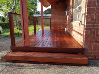 Merbau Decking in Bellfield